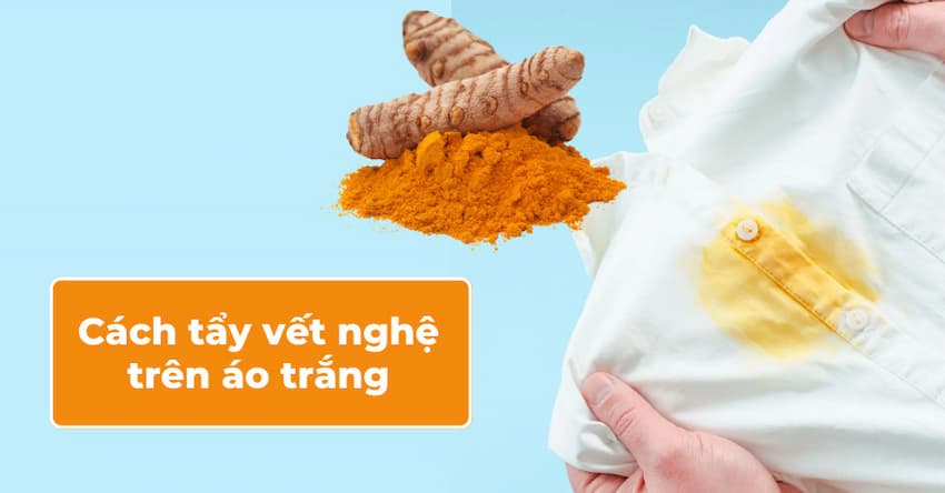 Bỏ túi ngay 6 cách tẩy vết nghệ trên quần áo nhanh chóng