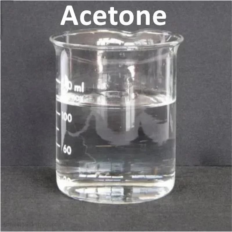 Cách tẩy bút lông dầu trên nhựa bằng Acetone