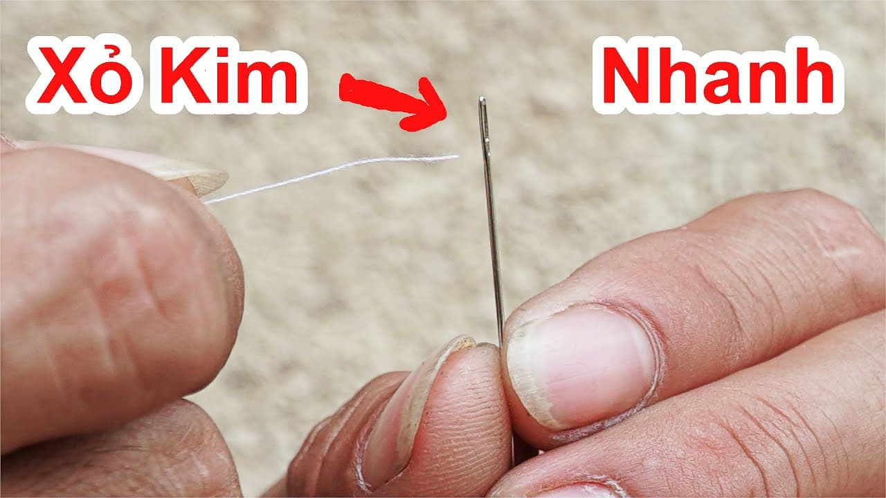 Bật mí những mẹo xâu kim chỉ nhanh cho người mắt kém